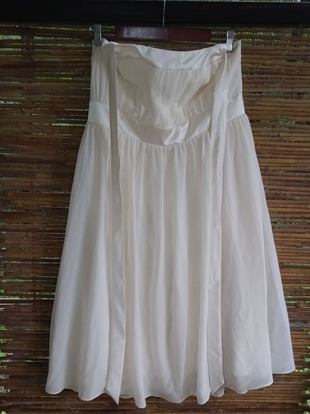 After Six 16 Eggshell Halter Formal Dress Plus
